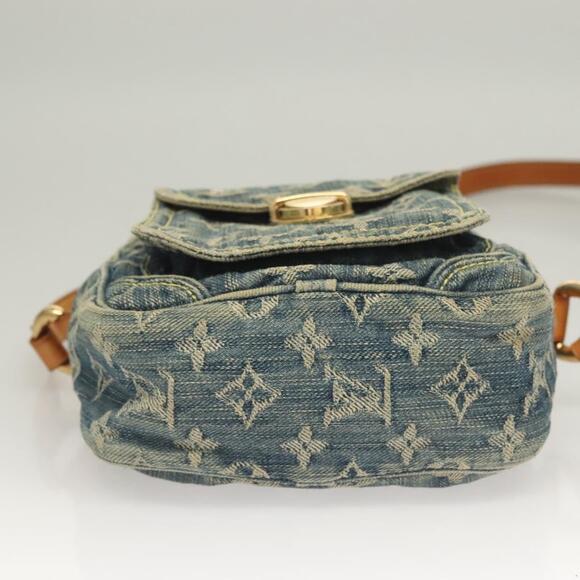 LOUIS VUITTON Monogram Denim Camera Bag Shoulder Bag Blue M95348 - Picture 5 of 16